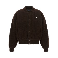 Braided bomber jacket