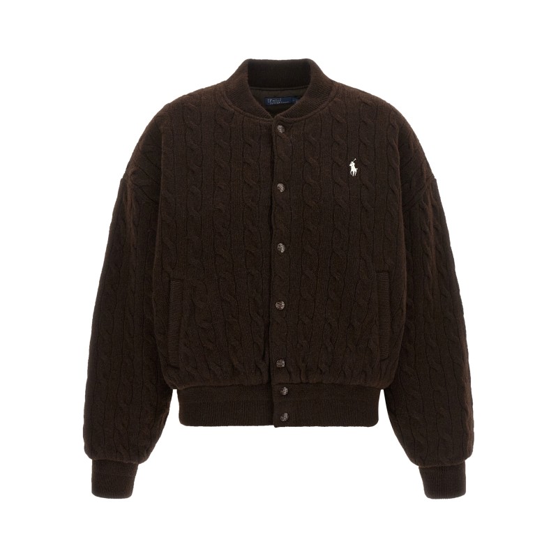 Braided bomber jacket