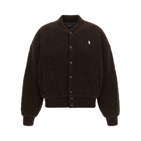 Braided bomber jacket