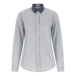 Shirt with contrast collar