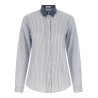 Shirt with contrast collar