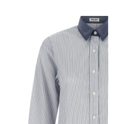 Shirt with contrast collar