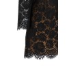 Lace dress with jewel collar