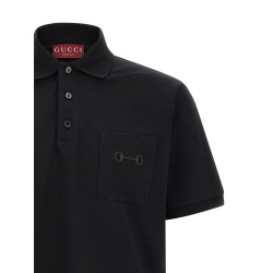 'Morsetto' embroidery polo shirt