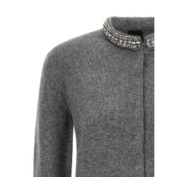 Jewel collar cardigan