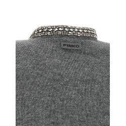 Jewel collar cardigan