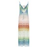 Shaded lamé viscose dress