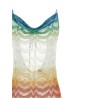 Shaded lamé viscose dress