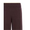 Mélange knit pants