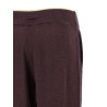 Mélange knit pants