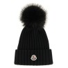 Pompon wool beanie