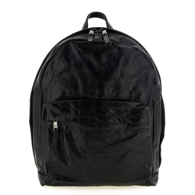 'Eastpack' Leather Backpack