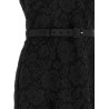 Lace dress with collar