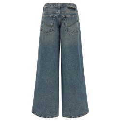 Lace-up jeans