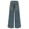 Lace-up jeans