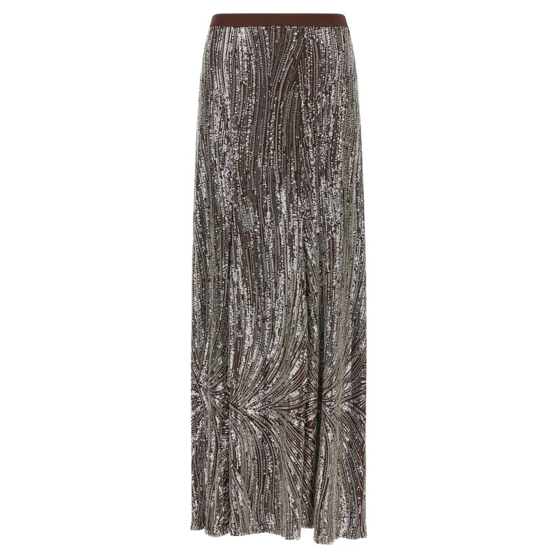 Sequin and pearl skirt