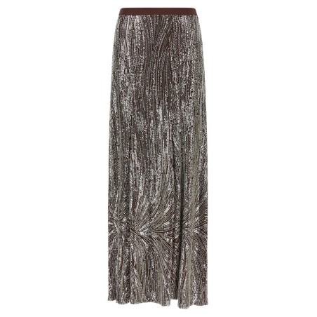 Sequin and pearl skirt