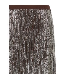 Sequin and pearl skirt