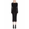 LONG-SLEEVED MIDI DRESS