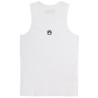 RIBBED TANK TOP WITH MOON LOGO