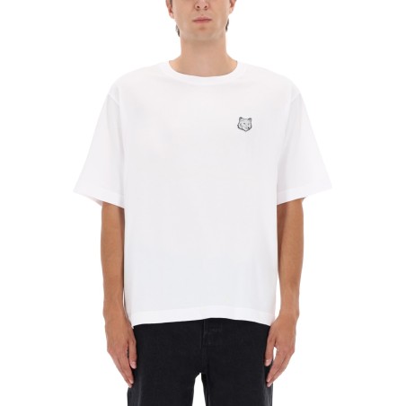 T-SHIRT CON PATCH VOLPE