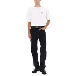 T-SHIRT CON PATCH VOLPE