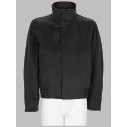 BOMBER IN LANA A COLLO ALTO