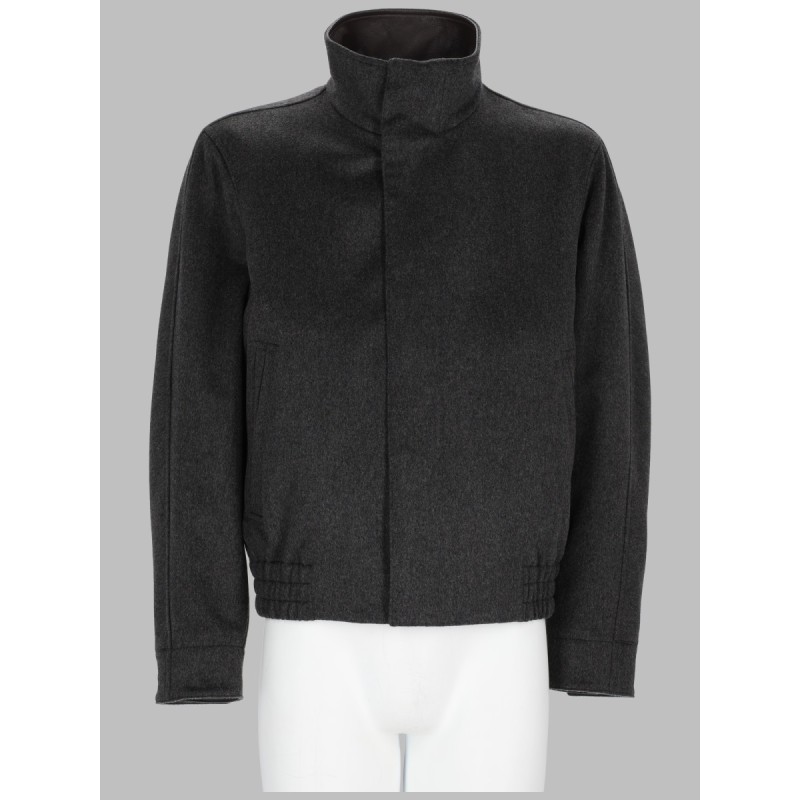 BOMBER IN LANA A COLLO ALTO