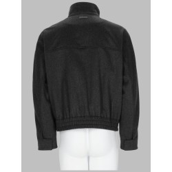 BOMBER IN LANA A COLLO ALTO