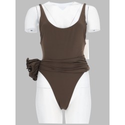 COSTUME DA BAGNO INTERO CON DETTAGLIO ARRICCIATO