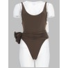 COSTUME DA BAGNO INTERO CON DETTAGLIO ARRICCIATO