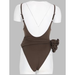 COSTUME DA BAGNO INTERO CON DETTAGLIO ARRICCIATO