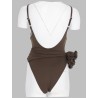 COSTUME DA BAGNO INTERO CON DETTAGLIO ARRICCIATO