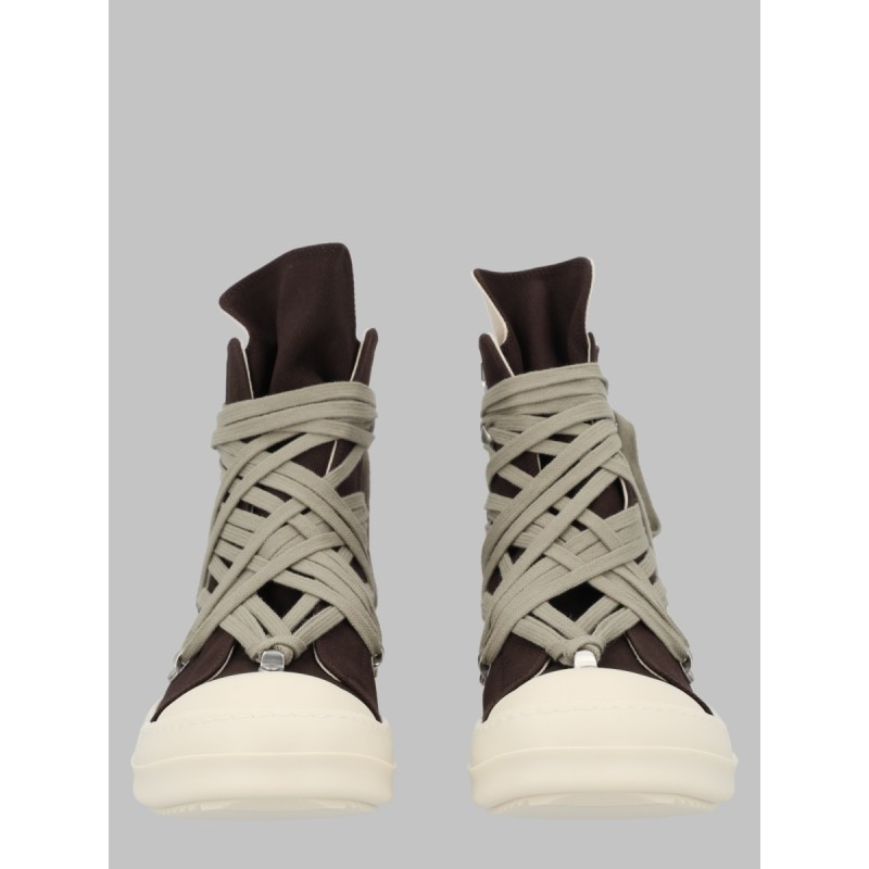 SNEAKER IN DENIM "MEGALACE"