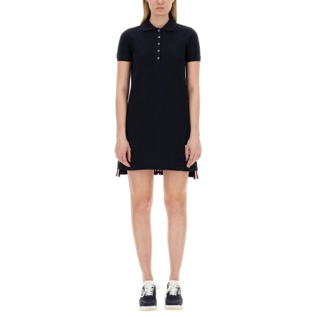 COTTON PIQUE POLO SHIRT DRESS