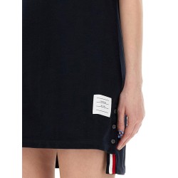 COTTON PIQUE POLO SHIRT DRESS