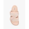 Mon summer leather sandals with nylon details