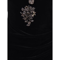 Velvet long dress