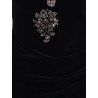 Velvet long dress