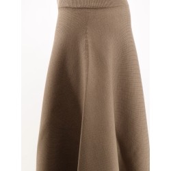 Knitted long skirt