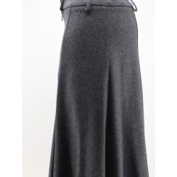 Wool blend pantskirt