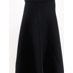 Knitted long skirt