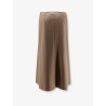Wool blend long skirt