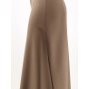 Wool blend long skirt