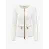 Knitted blazer with zip