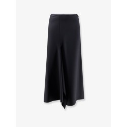 Wool blend long skirt