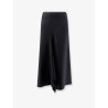 Wool blend long skirt