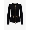 Knitted blazer with zip