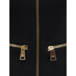 Knitted blazer with zip
