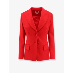 Fitted blazer with laces on the back